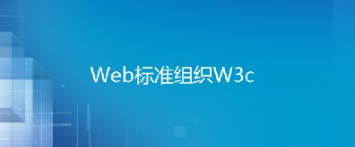 4.1（Web标准组织W3C）