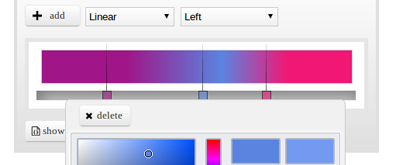 漂亮的CSS3颜色渐变选择器