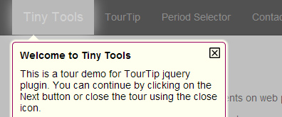 适合网站新改版后引导指示说明插件--tinytools.t