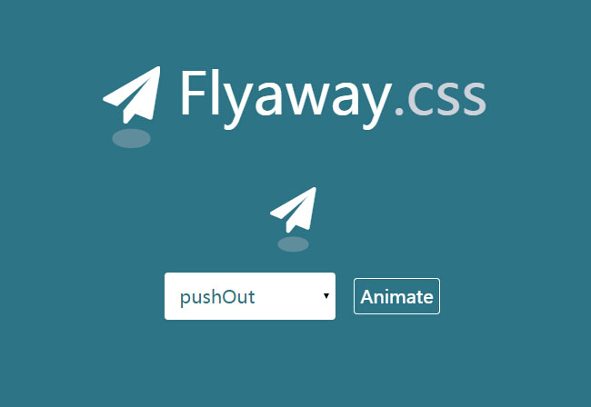 CSS3制作的纸飞机动画特效代码