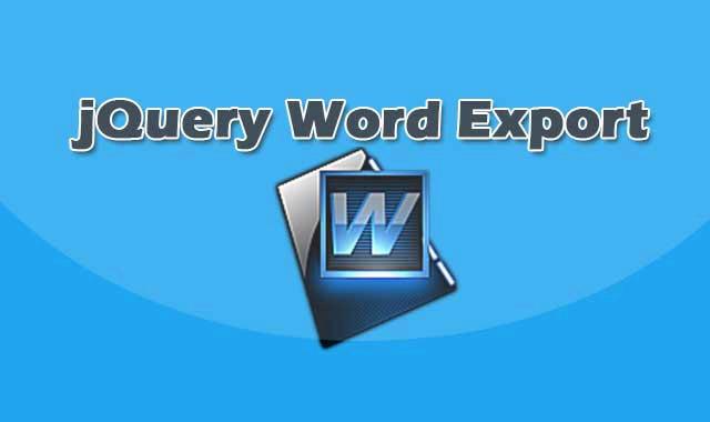网页文字导出word文档格式jquery.wordexport插件