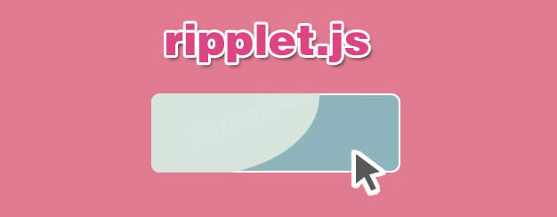ripplet.js按钮点击波动画特效