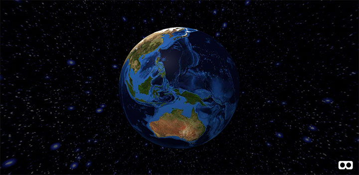 逼真的Canvas 3D地球旋转动画特效