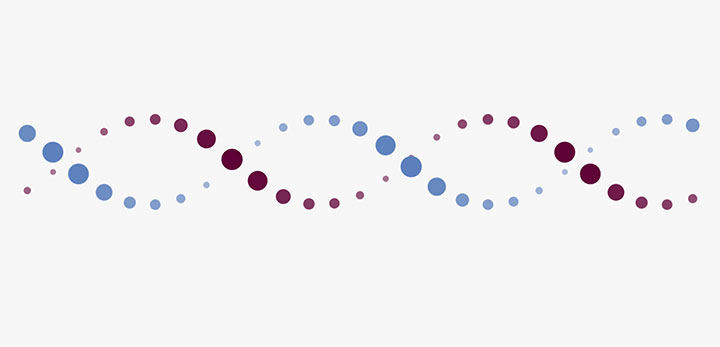 CSS3 DNA螺旋结构分子粒子动画特效
