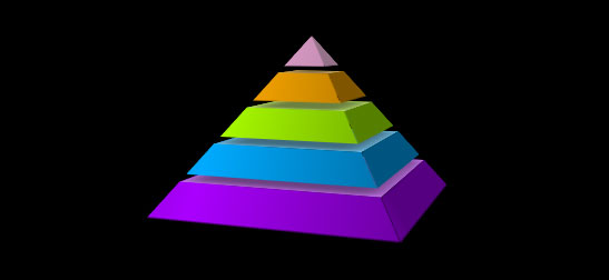 CSS3 3D金字塔旋转动画特效
