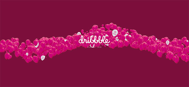 html5 svg粉色气球空中飘过动画特效